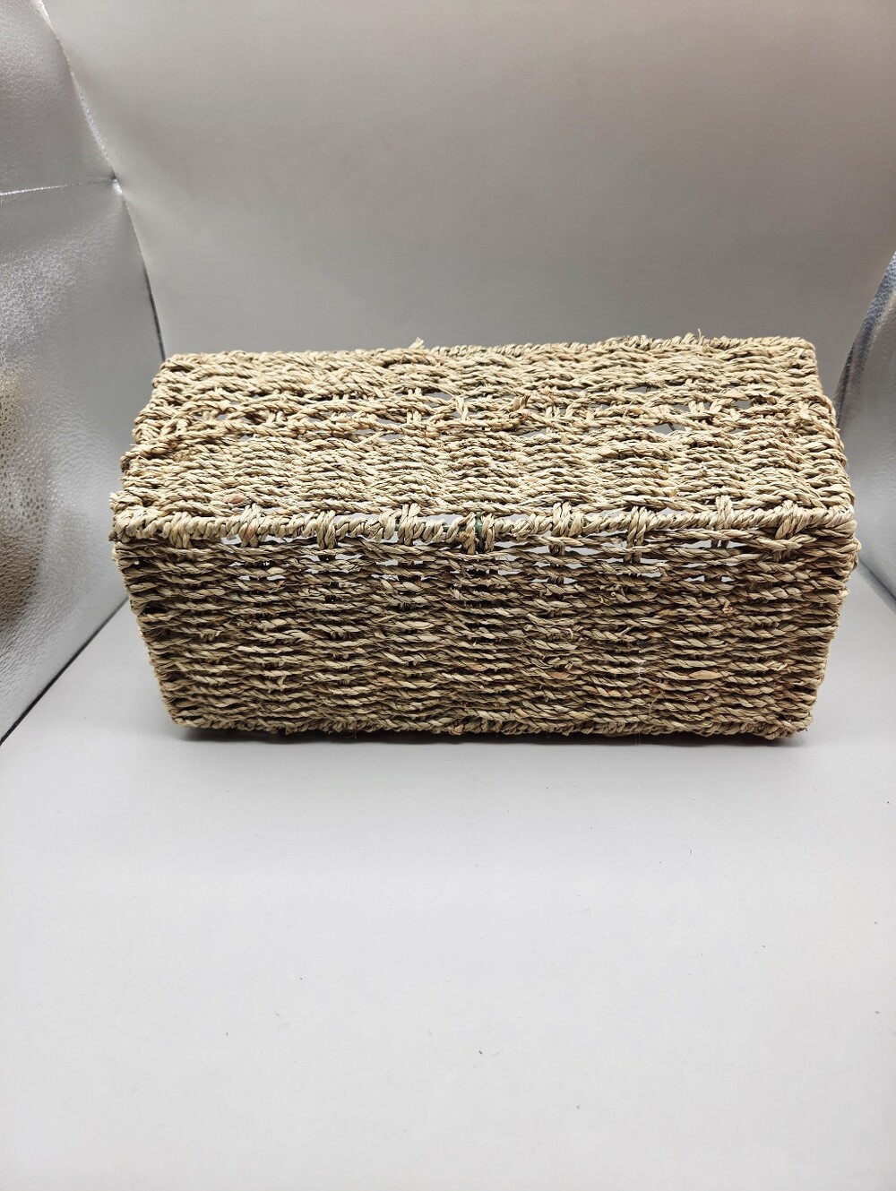 Woven Seagrass Storage Basket - Natural - Picture 3 of 6